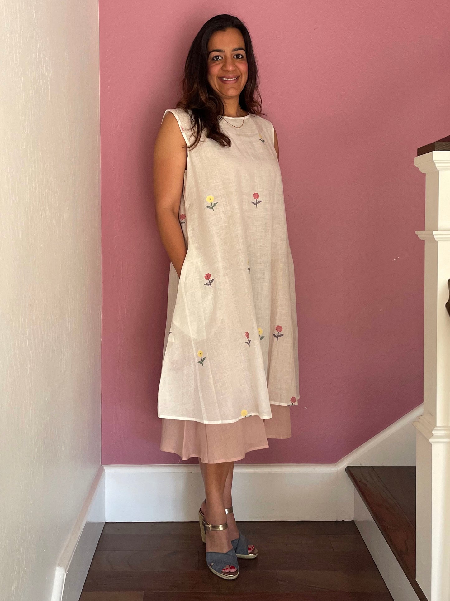 Sleeveless Double Layered