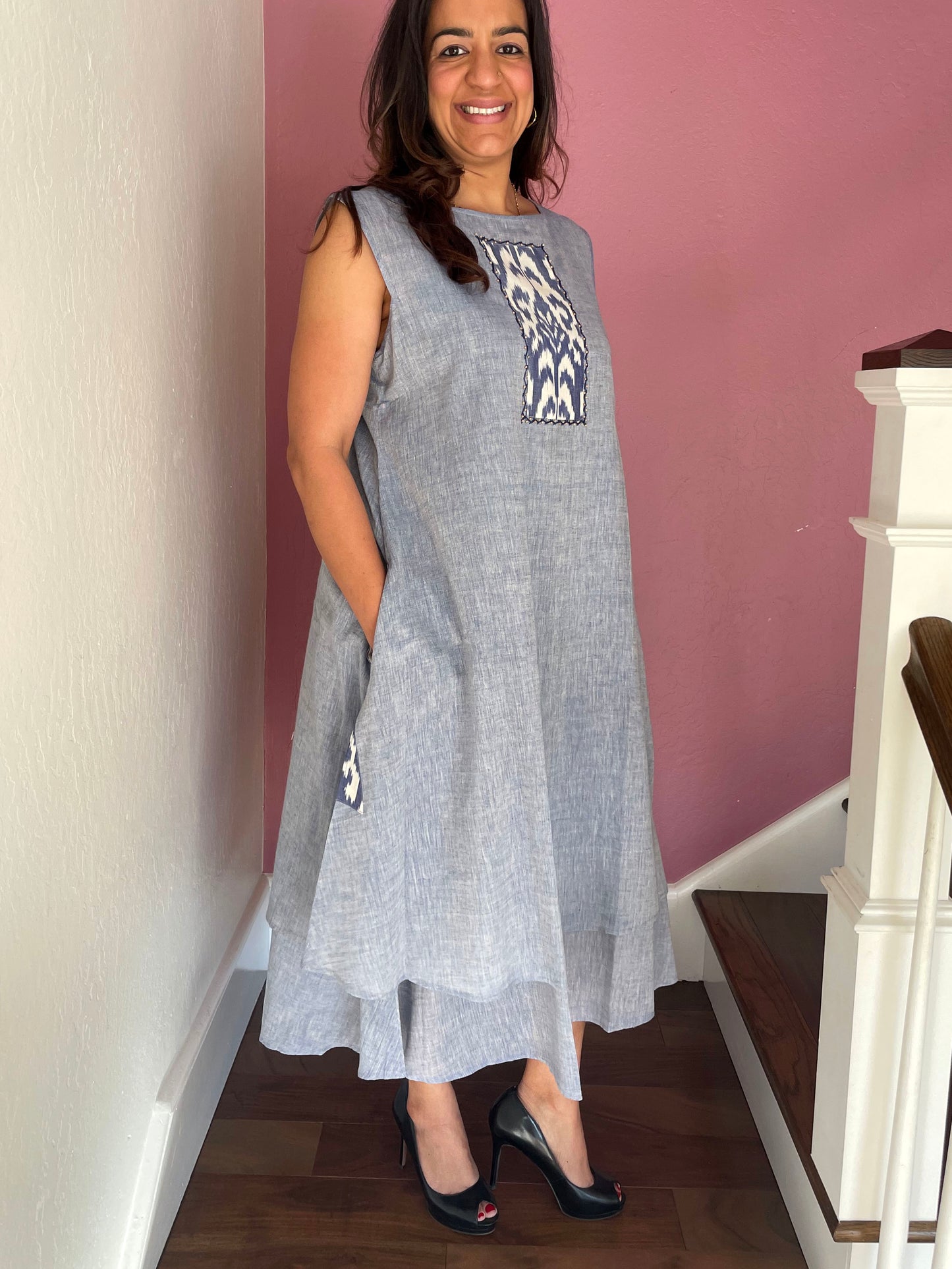 Sleeveless Double Layered