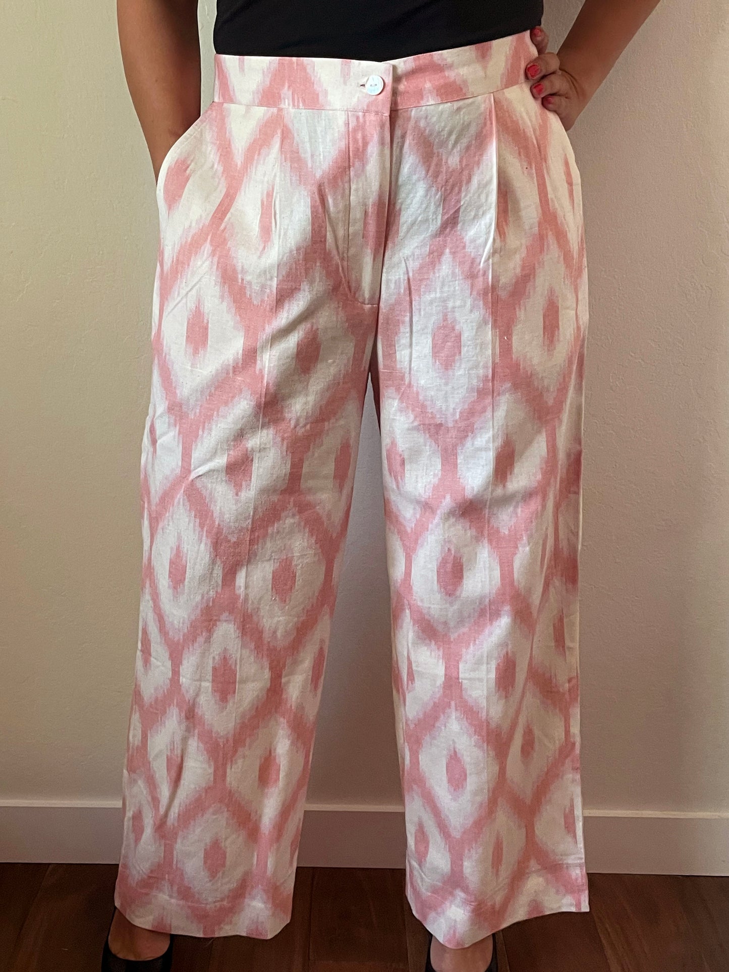 Earthy Flow Wide-Leg Pants