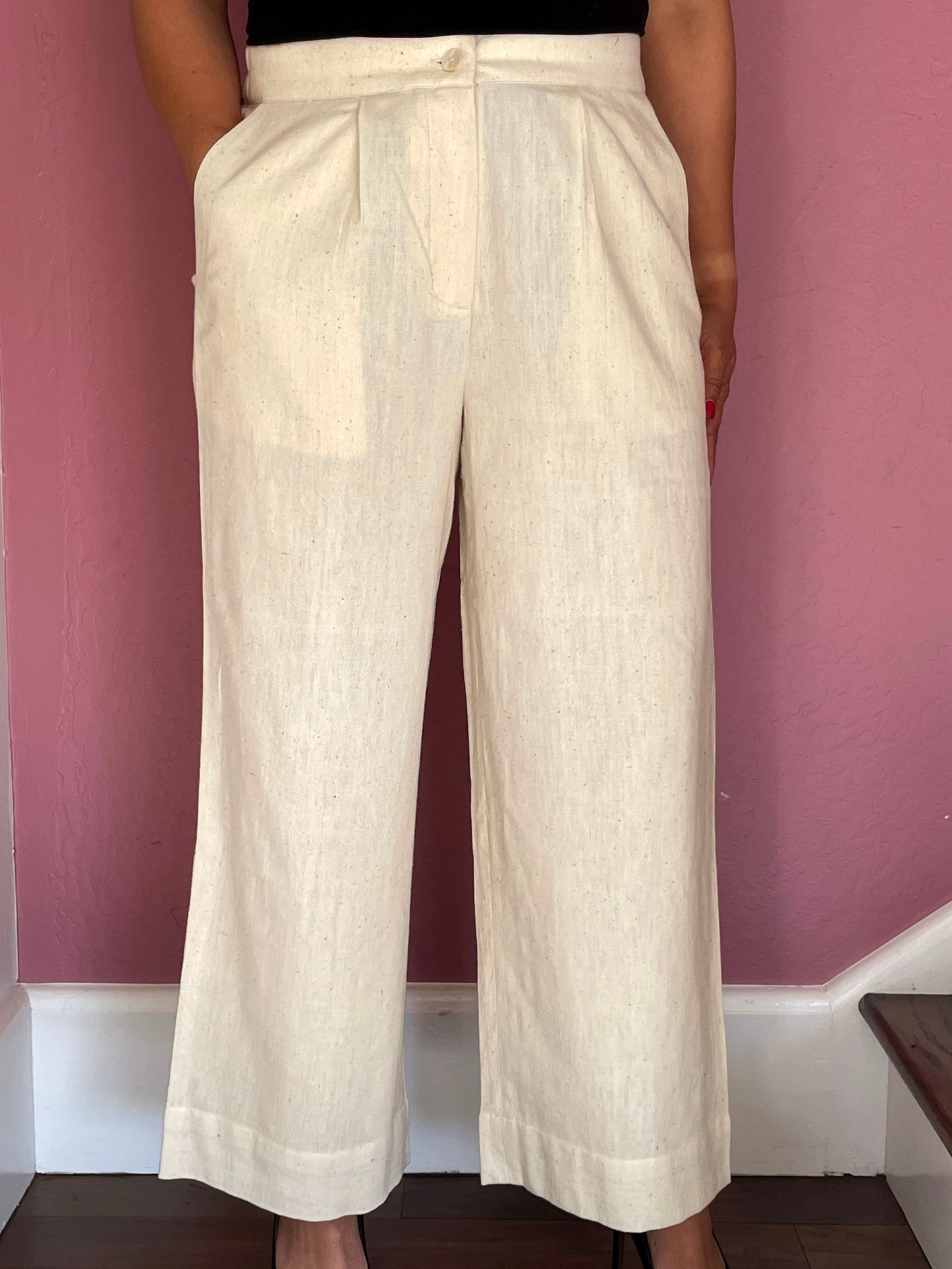 Earthy Flow Wide-Leg Pants