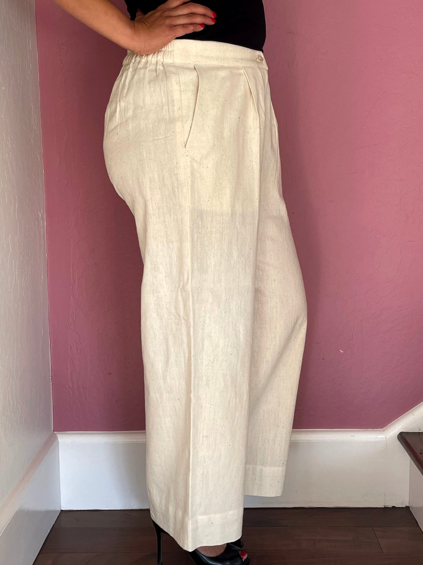 Earthy Flow Wide-Leg Pants